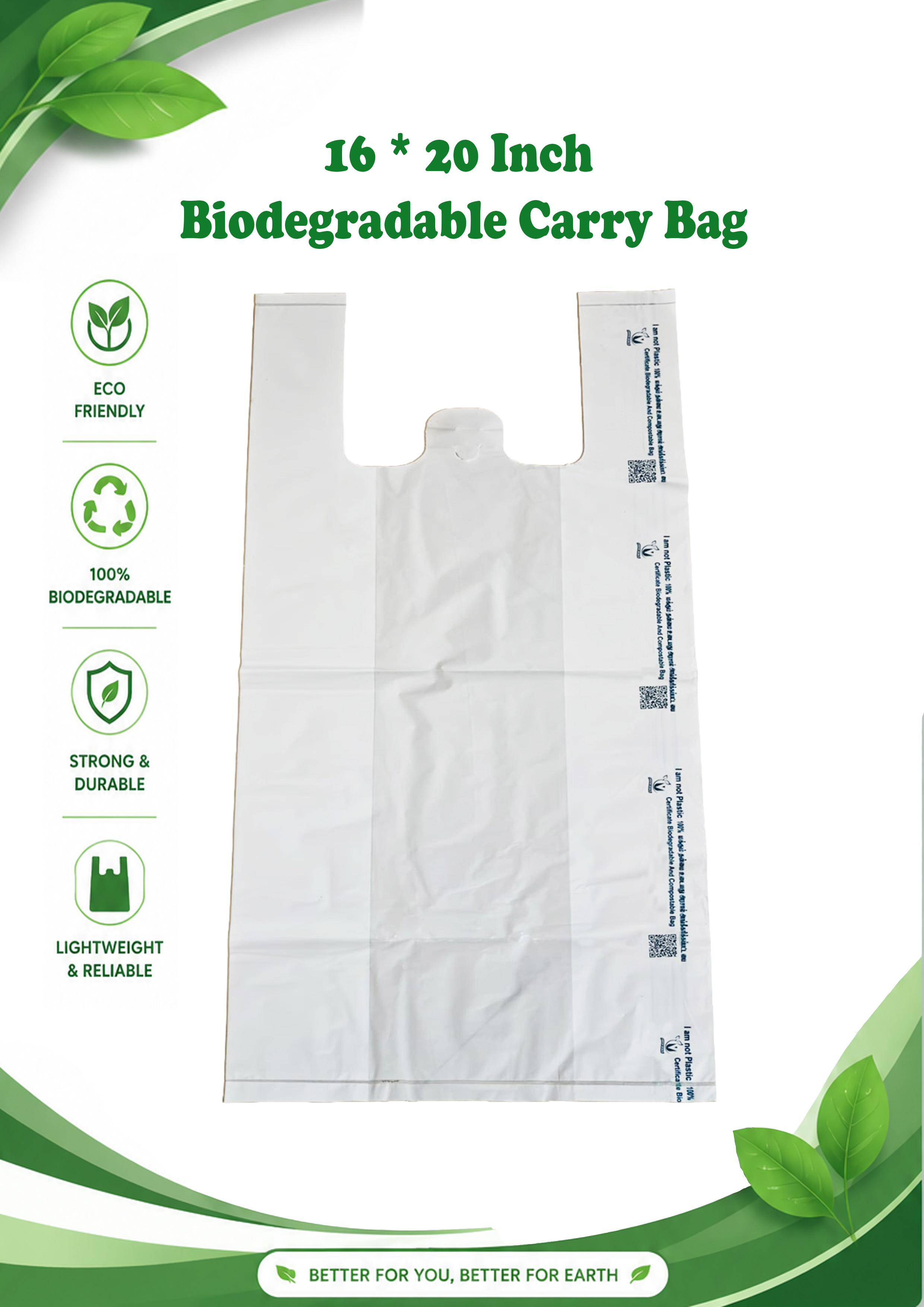 10x14 Biodegradable Bag